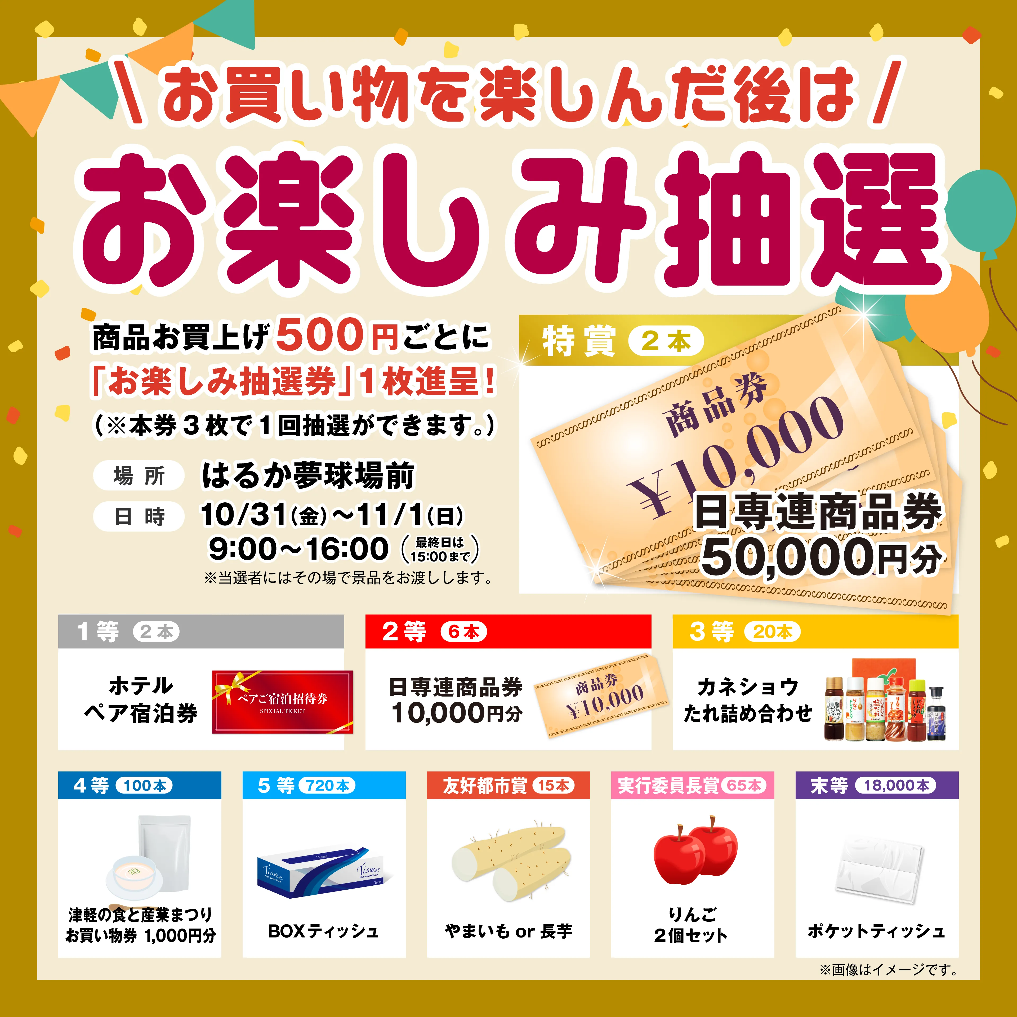 抽選会賞品